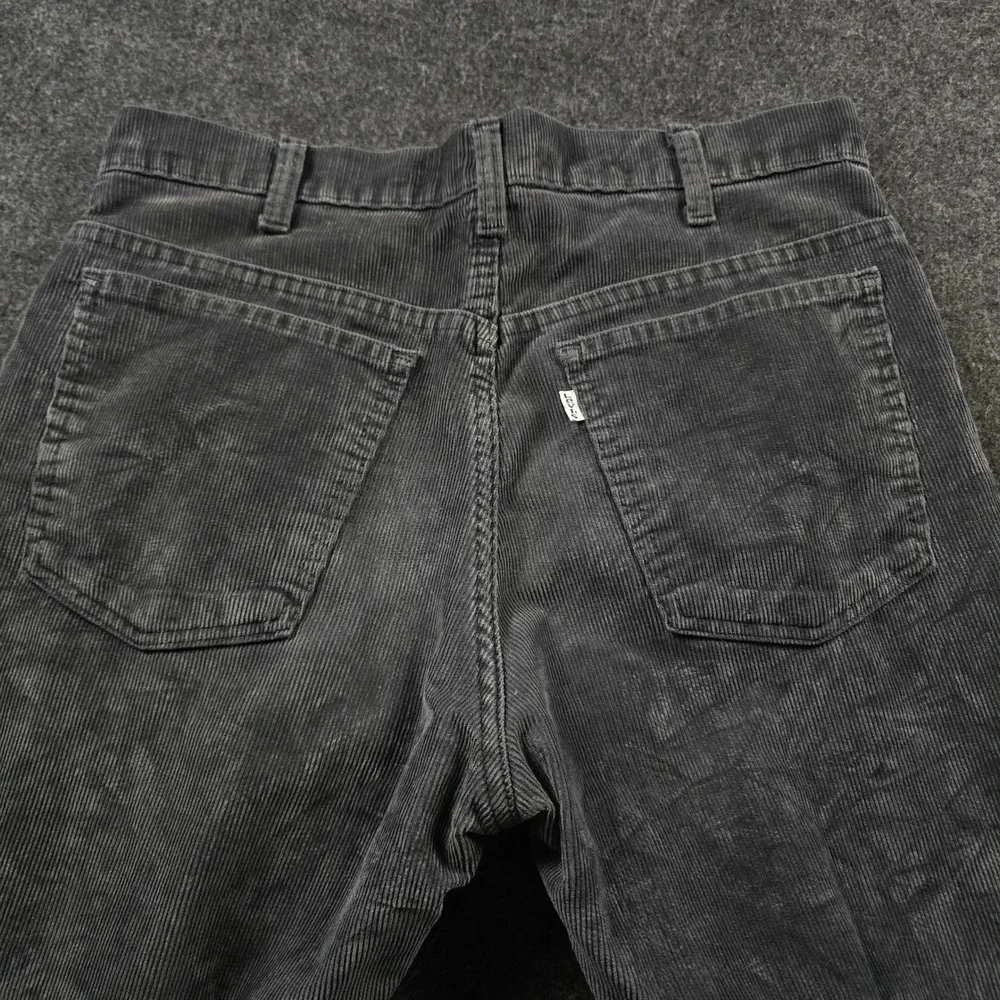 Vtg 70s Levis Mens Corduroy Pants (Fits32x30) Straight Leg Ribbed Talon 33x32